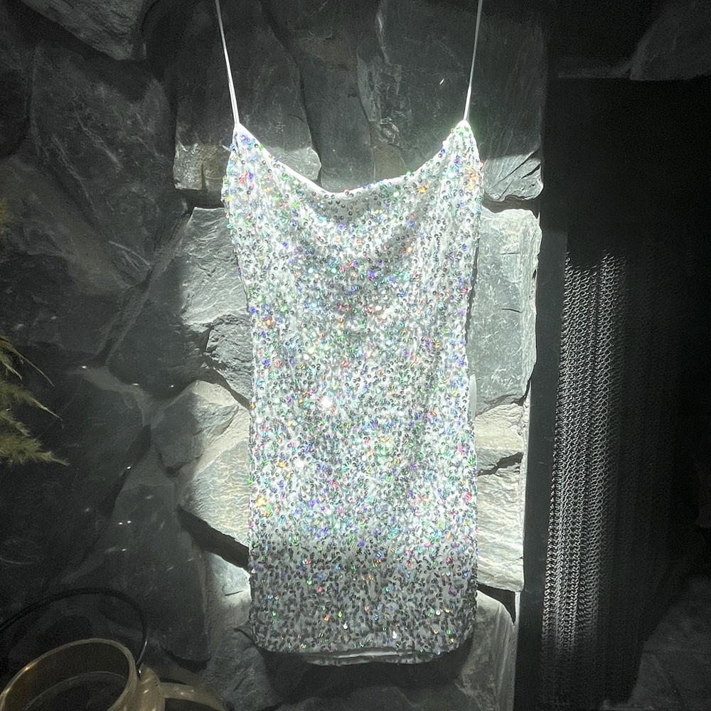 Sequins mini dress